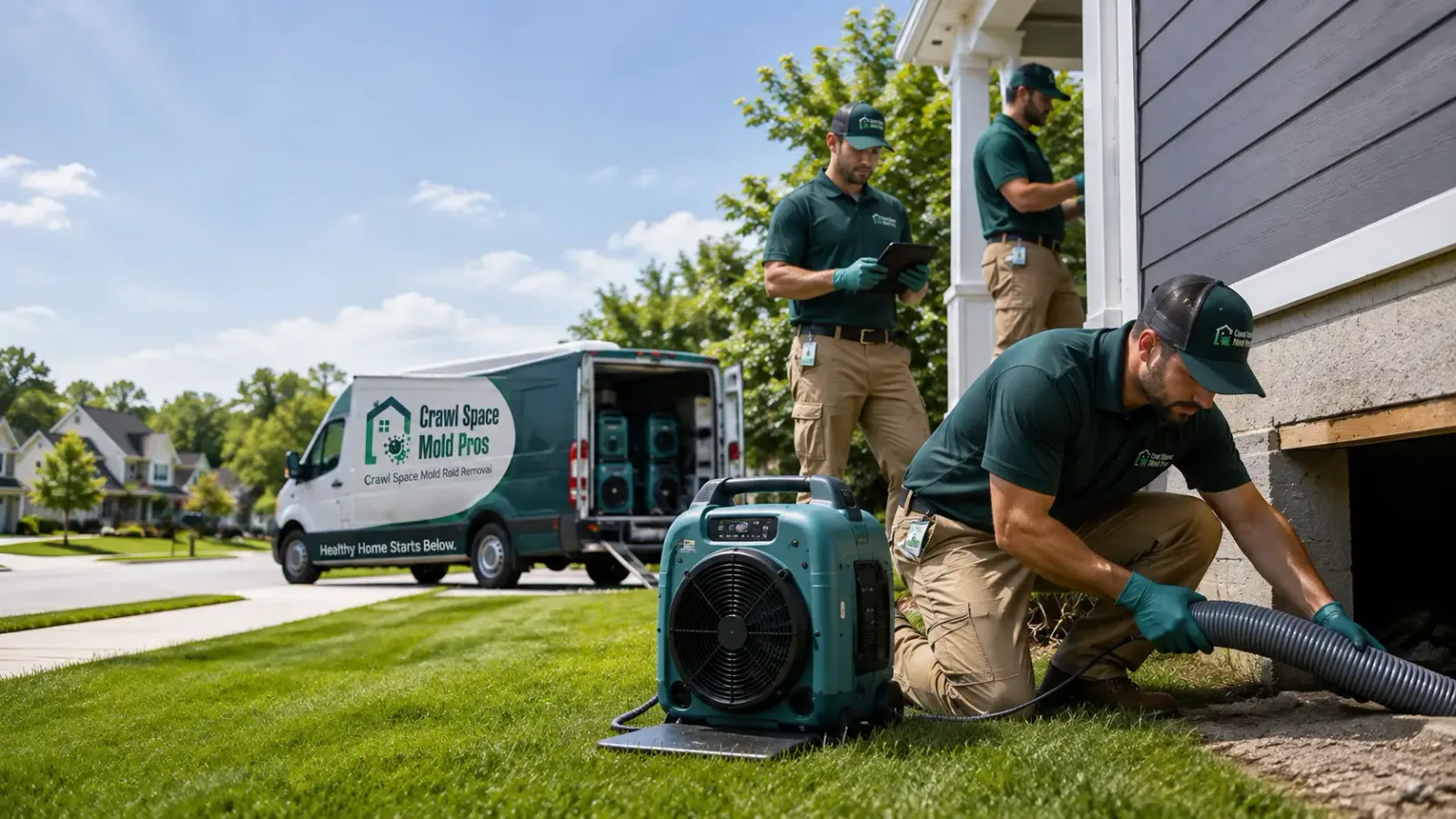 Crawl Space Mold Removal in Bell City, LA
